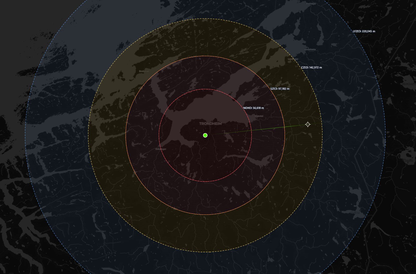 Laser Beam tool preview